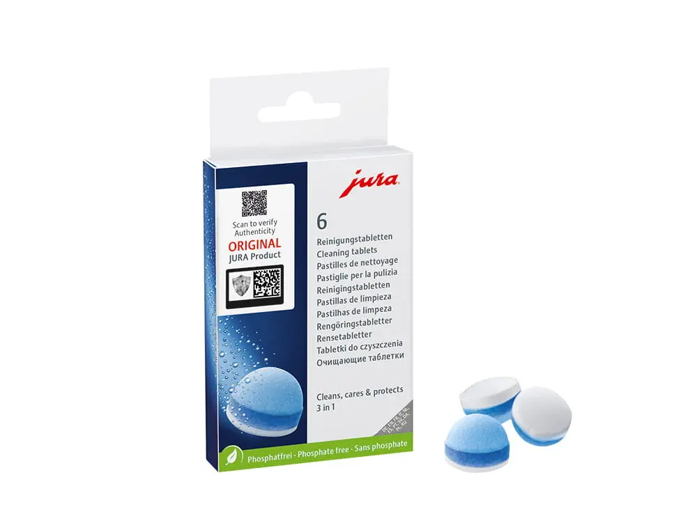 Jura 3-phase cleaning tablets (6 pcs)