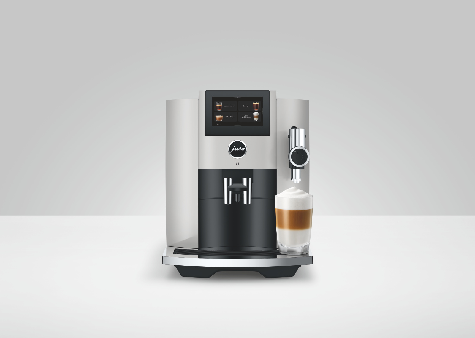 Jura S8 Platinum Silver